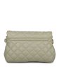 Women Green Quilted Sling Bag For Cheap