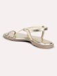 Women Gold One  Toe Flats on Sale