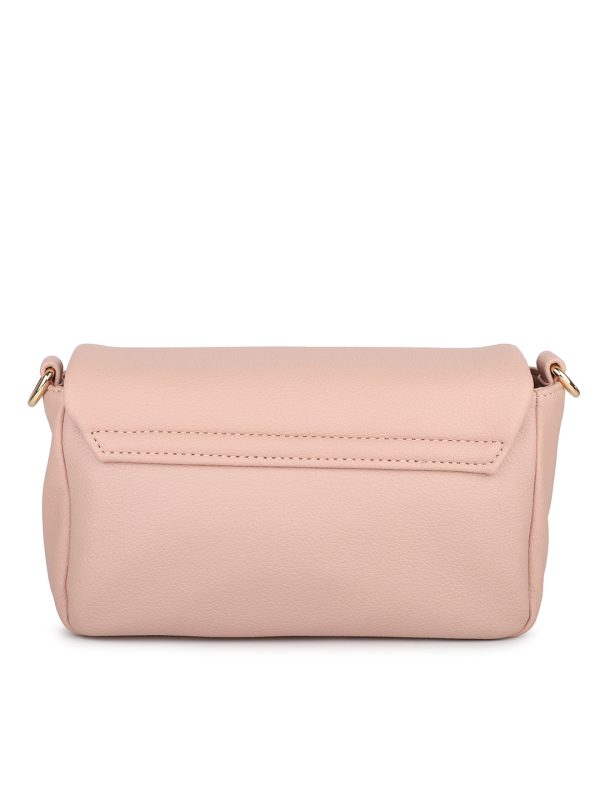 Women Pink Solid Sling Bag Supply