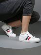 Women White Solid Casual Sneakers Hot on Sale