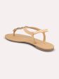 Women Beige Open Toe Flats Supply