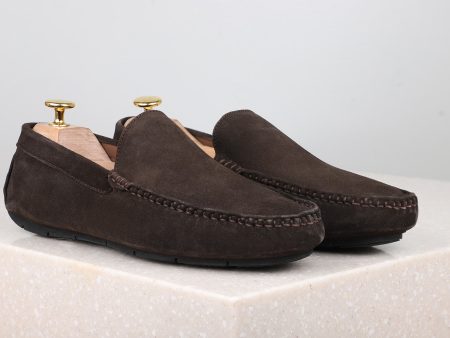 Privo Driving Casual Shoe-Brown For Men Sale