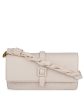 Women Cream Textured Clutch Sale