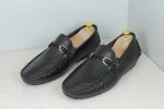 Privo Textured Driving Shoe-Black For Men Sale