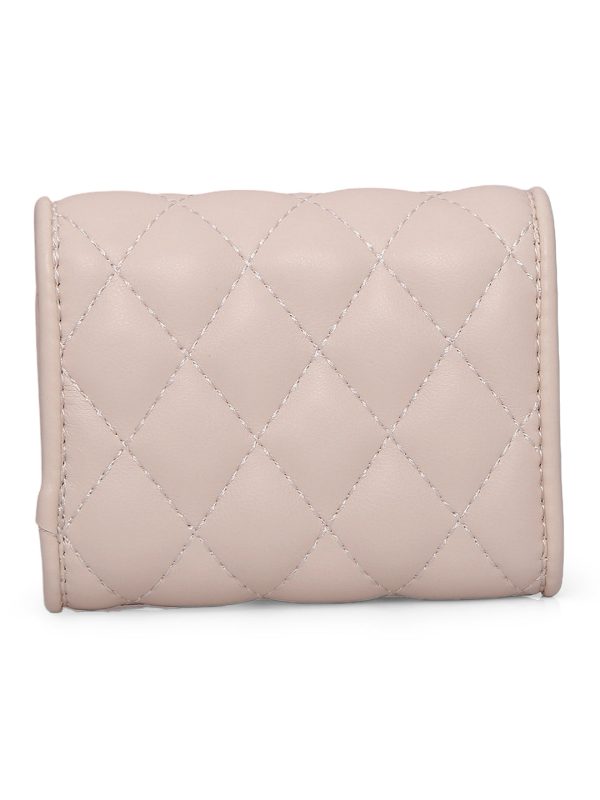 Inc.5 Women Beige Textured Card Holder Wallet Online