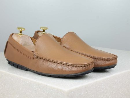 Privo Flexi Driving Shoe-Tan For Men For Cheap