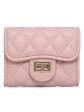 Inc.5 Women Pink Textured Card Holder Wallet Online