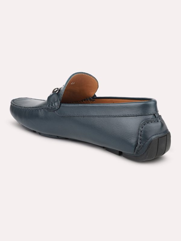 Atesber Blue Loafer Driving Shoes For Men Online now