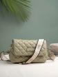 Women Green Quilted Sling Bag For Cheap