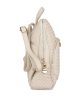 Women Beige Textured Backpack Cum Handbag Online now