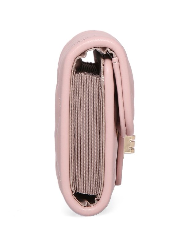 Inc.5 Women Pink Textured Card Holder Wallet Online