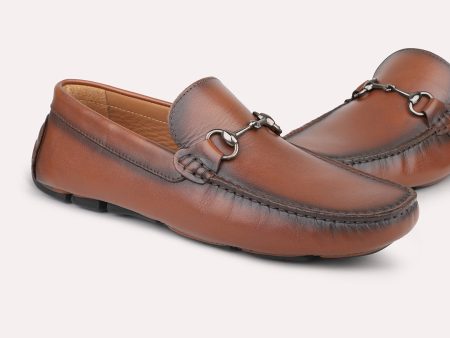 Atesber Brown Loafer Driving Shoes For Men Supply