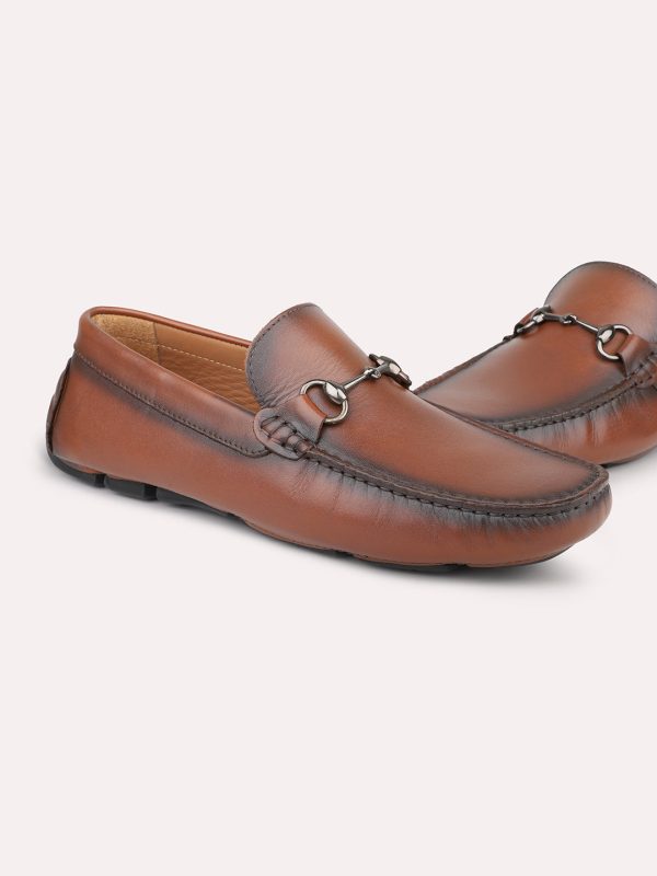 Atesber Brown Loafer Driving Shoes For Men Supply