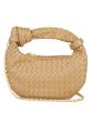 Women Khaki Textured Structured Hobo Bag Online now