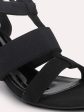 Women Black Black Suede Block Heels Hot on Sale