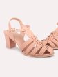 Women Peach Block Mules Online