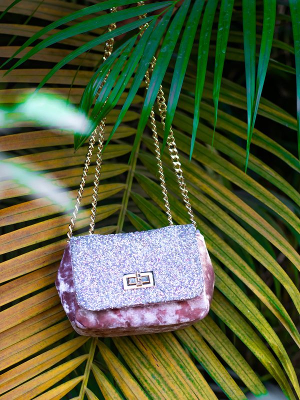 Women Pink Embellished Sling Bag For Sale