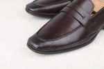 Formal Slipons-Coffee Brown Hot on Sale