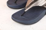 Women Black Embellished Comfort Sandals Online Sale