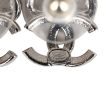 Chanel Mini Crystal Bow CC Stud Earrings Silver Hardware Online Hot Sale