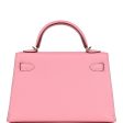 Hermes Kelly Sellier 20 Rose Confetti Verso Chèvre Palladium Hardware Online