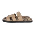 Hermes Chypre Techno Sandals Beige Argile Calfskin Palladium Hardware 38 EU Discount