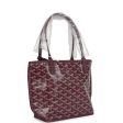 Goyard Goyardine Burgundy Anjou Mini Bag Palladium Hardware Online now