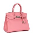 Hermes Birkin 30 Rose Confetti Epsom Palladium Hardware on Sale