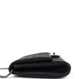 Chanel Clutch with Chain Bag Black Caviar Silver Hardware For Discount