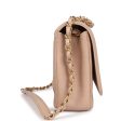 Chanel Medium CC Filigree Flap Bag Beige Caviar Brushed Gold Hardware Hot on Sale