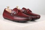 Driving Shoes-Burgundy Fashion