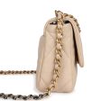 Chanel Medium 19 Flap Beige Lambskin Mixed Metal Hardware For Discount