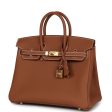 Hermes Birkin 25 Gold Togo Gold Hardware Cheap