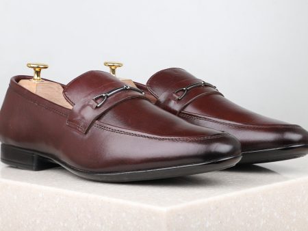 Privo Formal Slipon Shoe-Burgandy For Men Supply