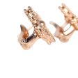 Van Cleef & Arpels Vintage Alhambra Motif Earrings 18K Rose Gold Hardware Online now