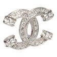 Chanel CC Crystal Stud Earrings Silver Hardware Online Hot Sale