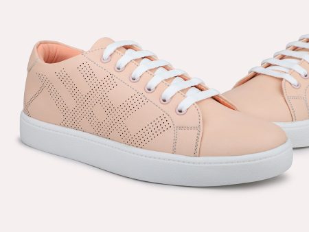 Women Nude Solid Casual Sneakers Discount