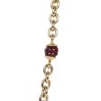 Chanel CC Gripoix Burgundy Beaded Necklace Gold Hardware For Cheap