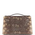 Hermes Kelly Pochette Desert Varanus Salvator Lizard Palladium Hardware Cheap