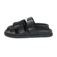 Hermes Chypre Sandals Black Calfskin 39 Sale