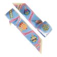 Hermes  Funny Ice Cream  Bleu Ciel Multi Silk Twilly Pair Fashion