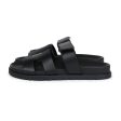 Hermes Chypre Techno Sandals Black Calfskin Palladium Hardware 37 EU Online