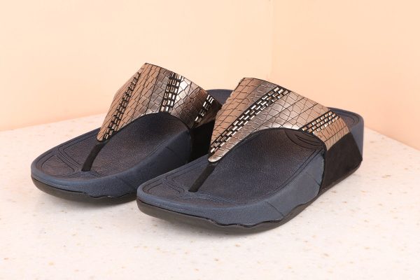 Women Black Embellished Comfort Sandals Online Sale