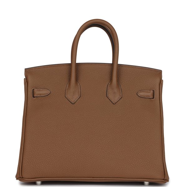 Hermes Birkin 25 Alezan Togo Palladium Hardware Discount