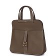 Hermes Halzan 25 Etoupe Clemence Gold Hardware Hot on Sale