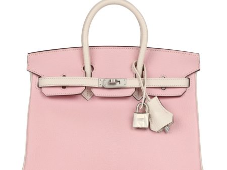 Hermes Special Order (HSS) Birkin 25 Rose Sakura and Nata Swift Brushed Gold Hardware Online Sale