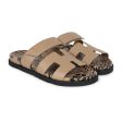 Hermes Chypre Techno Sandals Beige Argile Calfskin Palladium Hardware 38 EU Discount