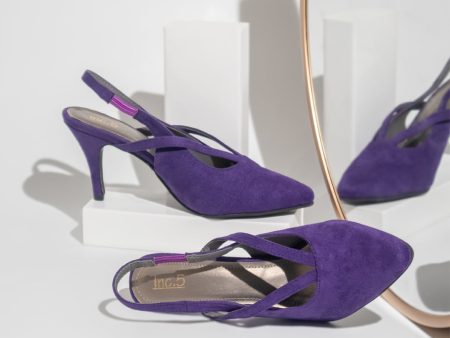 Women Purple Stiletto Pumps on Sale