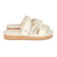 Chanel Rope Sandals White Lambskin Gold Hardware  41 EU Discount