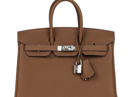 Hermes Birkin 25 Alezan Togo Palladium Hardware Discount